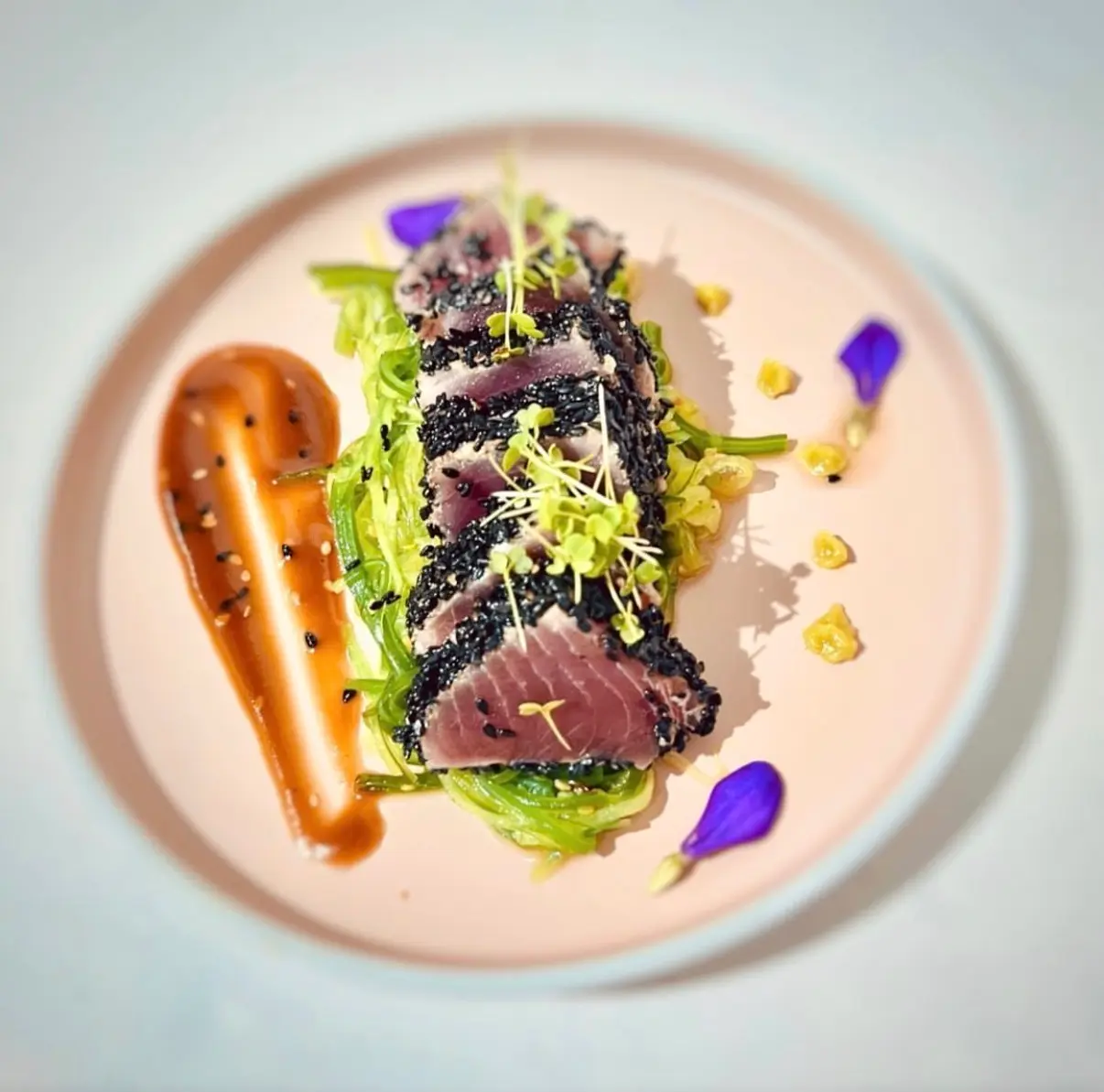 Chef-prepared plant-forward dish